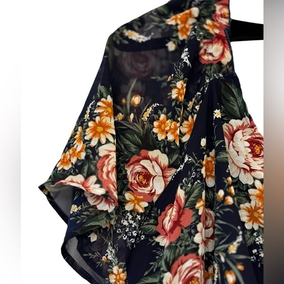 BloomChic Smocked VNeck Floral Dress - Picture 3 of 8